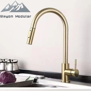 <span class=keywords><strong>Mitigeur</strong></span> moderne en bronze canon à douchette extractible pour éviers de cuisine <span class=keywords><strong>et</strong></span> projets d'éviers de salle de bain - Product Image 3