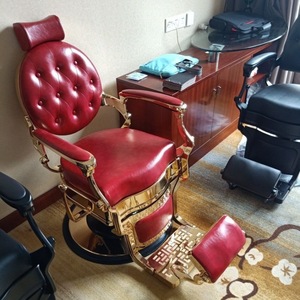 Nouveau Fauteuil de Barbier Inclinable en Cuir Moderne 2026 avec Levage Hydraulique Robuste - Chaise de Coiffure Professionnelle en Gros - Product Image 3