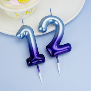 <span class=keywords><strong>Bougies</strong></span> d'anniversaire numérotées dégradées en gros (0-9) – <span class=keywords><strong>Bougies</strong></span> numérotées pour la fête du <span class=keywords><strong>16</strong></span>ème anniversaire, le Nouvel An et les anniversaires - Product Image 2