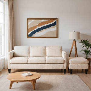 Juego de Sofás Esquineros en Forma de L Tianhang, Sofá Cama Modular de Pana Relleno de Espuma, Diseño Moderno y Lujoso, Cómodo para Salas de Estar Cuadradas - Product Image 1