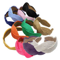 Bandeau tressé en tissu tissé fait à la main de qualité supérieure 2025-Utilisation quotidienne des femmes de couleur unie de style vintage par Holdbeauty