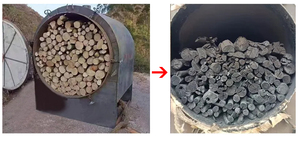 Không Ô Nhiễm Gỗ Cứng Vỏ Dừa Gỗ Carbon Hóa Máy Trung Quốc Than Máy Sản Xuất - Product Image 2