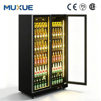 Réfrigérateur Commercial MUXUE OEM pour Bières, Vitrine Réfrigérée à 1, 2, 3 ou 4 Portes en Verre, Présentoir de Boissons, Réfrigérateur Vertical pour Bières, Refroidisseur de Bar