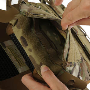 Gilet Tattico Emersongear in Nylon <span class=keywords><strong>Cordura</strong></span> 500D, Porta Piastre Leggero, Gilet da Combattimento JPC con Sistema Molle - Product Image 6