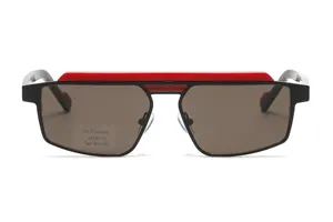 Cao cấp Acetate khung kết hợp kim loại hàng không nhân đôi Kính mát với CR39 lớp phủ ống kính - Product Image 5