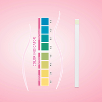 Bandelettes de test de pH OEM personnalisées pH3.0-6.5, produit d'hygiène féminine jetable pour l'équilibre intime des femmes, papier de test de santé féminine