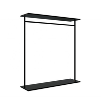 Étagère de présentation simple pour magasin de vêtements, support de vêtements sur pied pour magasin de vêtements pour hommes et femmes