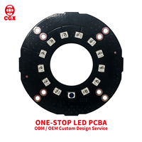 Placa PCBA LED IR de la Marca CGX, Interruptor Fotoeléctrico SMD 2835, Fabricación Personalizada de PCB LED, Accesorios para Iluminación de Cámaras CCTV, 1 oz