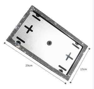 Cornice per <span class=keywords><strong>Targa</strong></span> Auto di Lusso in Acciaio Inox con Strass, Stile Europeo e Russo, Accessorio Decorativo per Esterni Auto - Product Image 6