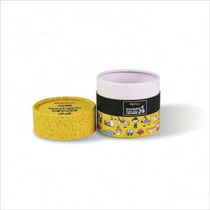 Wholesale Custom Printed Cylinder <b>Box</b> New Design <b>Round</b> Gift <b>Box</b> for Children's Watercolor Pens - Product Image 2