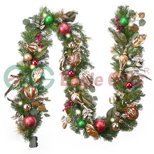 EAGLEGIFTS Precio de fábrica Nuevos productos 2025 Decoración de vacaciones esmerilada al aire libre Adornos de Navidad Guirnaldas de bolas <span class=keywords><strong>en</strong></span> el árbol de Navidad - Product Image 4