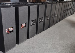 Công suấ<span class=keywords><strong>t</strong></span> cao ngoài trời dòng loa mảng ba cách 2x12 inch Neodymium Pro hệ thống - Product Image 4