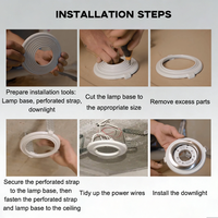 Nouveau Lancement : Fixation Flexible Invisible pour Plafonniers LED, Spots et Downlights – Plateforme Circulaire pour Plafonds Tendus