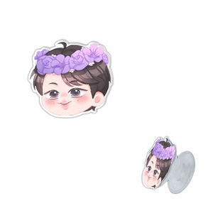 KPOP Jung Kook V J-Hope Support de téléphone en acrylique Jimin RM Suga Jin <span class=keywords><strong>Manga</strong></span> Anneau d'extension d'impression photo HD Cadeaux pour fans - Product Image 3