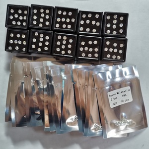 Melee <span class=keywords><strong>เพชร</strong></span>0.9มิลลิเมตร-2.9มิลลิเมตรสีขาวสดใส Moissanite อัญมณีหลวม<span class=keywords><strong>ราคา</strong></span>ต่อกะรัตสำหรับเครื่องประดับ - Product Image 1