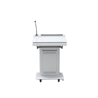 FK535K support de pupitre en aluminium, équipement éducatif table de professeur d'école podium d'affichage PC AIO 21.5 pouces