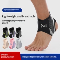 Protection de la cheville anti-entorse respirante antidérapante élastique pour le basketball, le football, la course à pied, la gym, soutien réglable unisexe