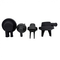 Bouchon en caoutchouc silicone résistant aux hautes températures, conception inversée personnalisée, haute précision, dureté 20-90 Shore, ROHS/REACH