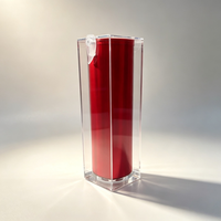 Flacon de lotion en acrylique durable de haute qualité avec pompe pulvérisatrice, adapté à la lotion, à la crème, au sérum et aux autres produits de soin de la peau