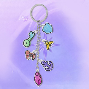 Porte-clés créatif en acrylique imprimé UV, motif Coquille Apaisante, Clé Illimitée, Bouclier Gardien, Double Cerise, Tiara Stellulaire, Ancrage de Rêve, Katseye - Product Image 2