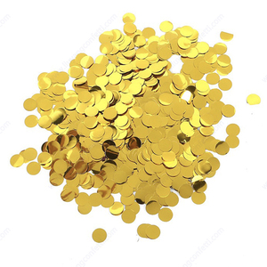 200g Máy giấy đám cưới sinh nhật sự kiện bán chạy nhất Rose Gold sequin Vòng đẩy kim loại lá vòng tròn bên <span class=keywords><strong>Confetti</strong></span> - Product Image 5