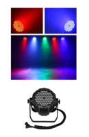 IP66 DMX512 54 Leds 3W RGBW éclairage de scène extérieur boîtier de matrice en aluminium Par lumière pour les événements de scène de fête de mariage d'hôtel