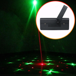 EU Honeycomb Pattern 2 in 1 Beam Strobe Stage Laser <b>Projector</b> KTV Bar Home Party Atmosphere Lamp - Product Image 3