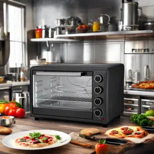 45L Multifunctional High Quality Automatic Pizza Oven Manufacturer Sell Big Capacity Electric Silver Crest Oven