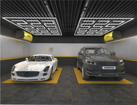 Plafonnier Led hexagonal pour cabine de lavage de voiture, lampe de Garage