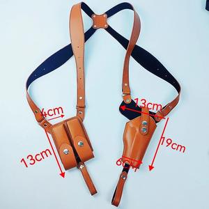 Funda de Pecho de Cuero para Pistola de Estilo Occidental, Accesorios Tácticos para Paquete de Pistola, Hecho en China - Product Image 2