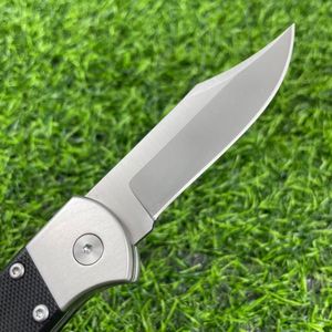 G10ハンドル8Cr13Movスチール戦術ポケットナイフBK110アウトドアキャンプ旅行狩猟折りたたみナイフDIY OEM 59-60HRC硬度 - Product Image 3