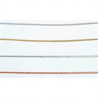 Dada Ruban de cérémonie tricoté en maille de strass Mylar, style tresse russe, de haute qualité, DIY, largeur personnalisable, lavable