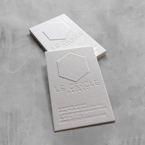 Cartes de remerciement personnalisées avec logo en relief, invitations de mariage, cartes de visite fabriquées en Chine - Product Image 4