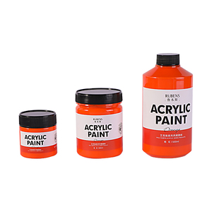 Fournitures d'art : Personnalisation privée de logos, Pigment <span class=keywords><strong>acrylique</strong></span> de haute qualité 48 couleurs, Pot individuel 300ml - Product Image 6