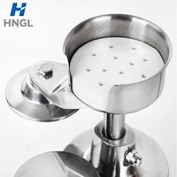Machine professionnelle manuelle pour la fabrication de hamburgers, en acier inoxydable, pour former des galettes de bœuf