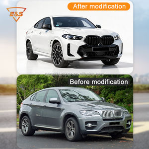 Kit de Carrocería al Por Mayor para <span class=keywords><strong>BMW</strong></span> <span class=keywords><strong>X6</strong></span> Serie E71 (08-14), Actualización a Estilo G06 MT <span class=keywords><strong>2023</strong></span>+, Parachoques con Luces y Capó - Product Image 2