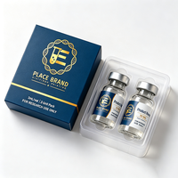 Etiquetas de Vinilo con Textura Metálica Personalizadas (Brillante/Mate/Oro Cepillado) para Frascos de 3/10/30 ml, Adhesivo Fuerte, Cajas Personalizadas a Juego
