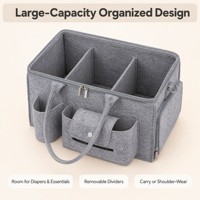 Sac à langer en feutre personnalisé avec logo et poignée couleur, OEM ODM, sac fourre-tout pour maman avec bandoulière pour bébé, crèche, voyage, vente en gros