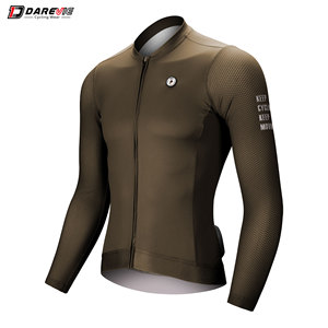 Maillot Cycliste Personnalisable Respirant à Manches Longues Darevie pour Hommes et Femmes - Product Image 3