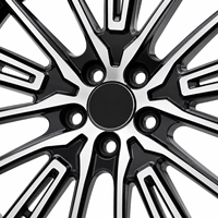 Jantes en alliage d'aluminium forgé monobloc personnalisées de 19 à 20 pouces, finition gris canon, pour SUV sport de luxe QX70 QX80, volant en bois