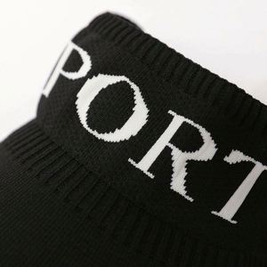 Gorra de Visera Tejida con Letras para Mujer, Venta Directa de Fábrica, Transpirable, Cómoda, a Rayas, para Deportes al Aire Libre - Product Image 4