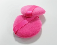 Bouffée de poudre pour le visage de maquillage cosmétique pour femmes Customized Triangle Soft Makeup Powder Puff