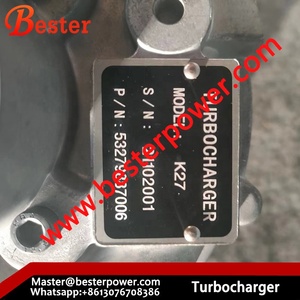 Offre Spéciale K27 turbocompresseur pour Porsche <span class=keywords><strong>911</strong></span> TURBO 53279887006 5327-988-7006 5327 988 7006 93012301303 930-66 moteur de bonne qualité - Product Image 3