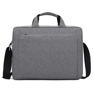 korean vintage male office conference grey messenger briefcase bag