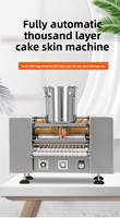 Machine à gâteaux commerciale mini automatique ZD Motor pour crêpes, gaufrettes, gâteaux d'anniversaire, saveurs mangue, durian, matcha