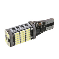 Canbus T15 4014 45SMD P21W W16W Free canbus Ampoule arrière de voiture StopLight Feu de recul Lampe de freinage LED de secours Ampoules de feux automatiques