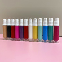 Yeux maquillage de 12 couleurs ombre à paupières primer étiquette privée tube blanc imperméable longue durée maquillage ombre à paupières primer