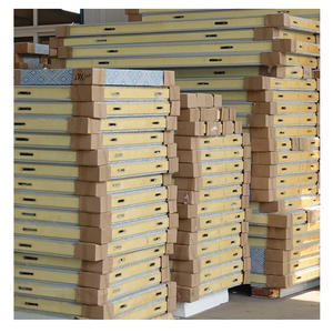 Panel Sándwich de Lana de Roca EPS / PU / PIR de 50/70/100 mm, <span class=keywords><strong>Precio</strong></span> de Fábrica, Lámina de Acero de Color para Paredes, para Casas Prefabricadas y Contenedores - Product Image 5