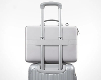 Maletín Portaordenador Portátil Coreano Simple y Duradero con Correa para el Hombro, Organizador de Viaje, Impermeable, para Tablets de 14 Pulgadas
