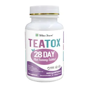 28-дневный продукт для похудения Детокс-таблетка очищает жир от потери веса чай